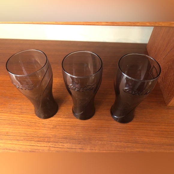 4 Coca Cola glasses - Gray - Picture 3 of 6